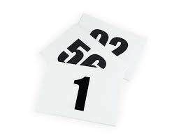Competition Number Bib Numbers