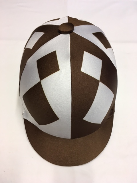 RS Lycra Hat Cover - quartered with Diamonds