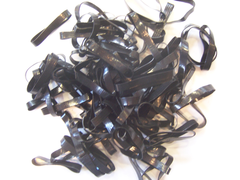 Mähnengummis Silikon schwarz