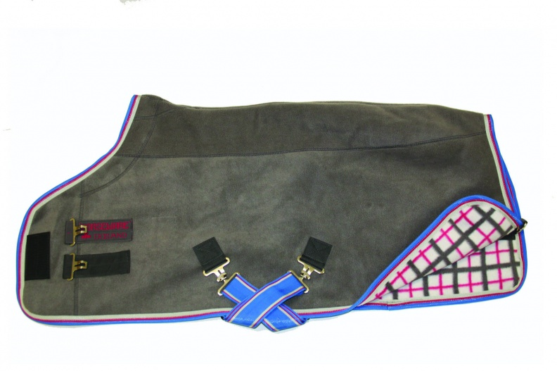 Horseware Rambo Deluxe Fleece Decke Grau Williams Eventing De Horseware Decken