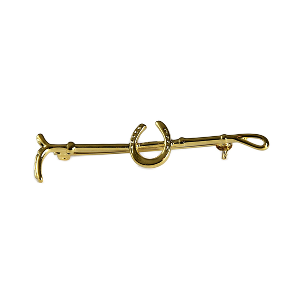 Stock Pin with Horse Shoe