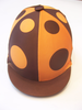 RS Lycra Hat Cover - quartered with Spots