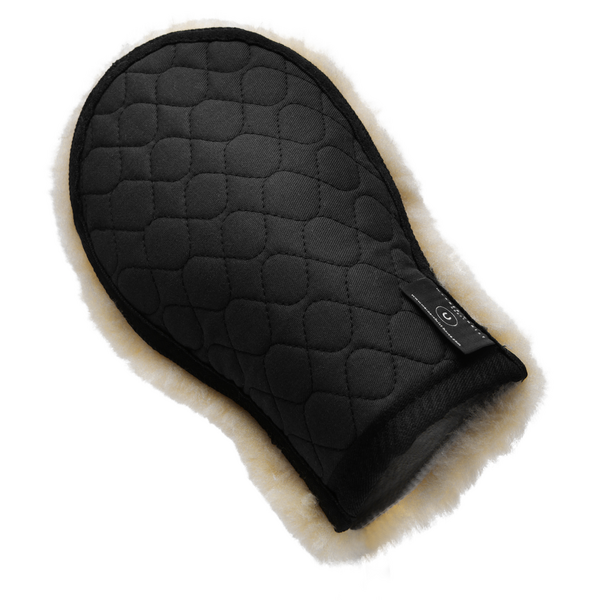 Lammfell Putzhandschuh